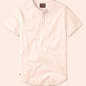 Cuts Clothing Men's Off White Henley Tee
